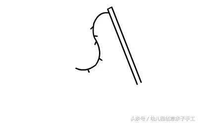 春节灯笼鞭炮简笔画,新年娃娃拿鞭炮简笔画