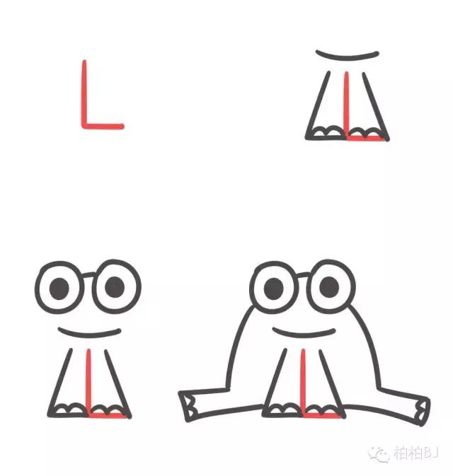 g字母动物简笔画,100个萌萌哒的简笔画动物怎么画