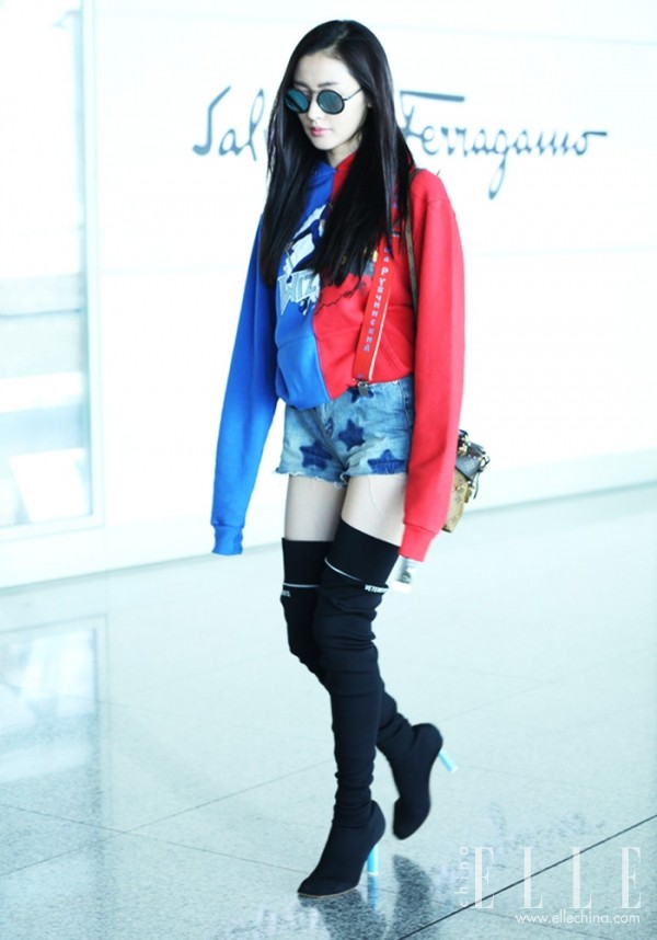 杨幂张天爱穿搭,杨幂教你玩转减龄风百变穿搭