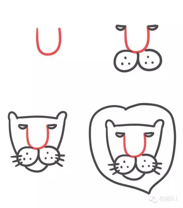 g字母动物简笔画,100个萌萌哒的简笔画动物怎么画