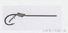 鱼钩怎么绑在鱼线上图解,有锡帽鱼钩怎么绑图解