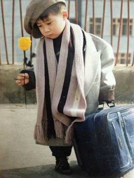 影楼风儿童照,90后经典童年影楼照