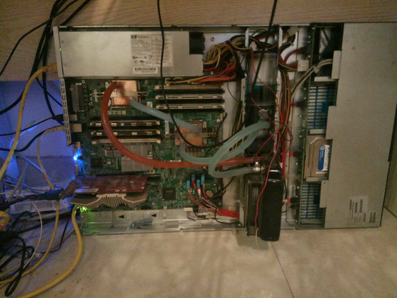 服务器机房水冷系统,hp工作站水冷系统