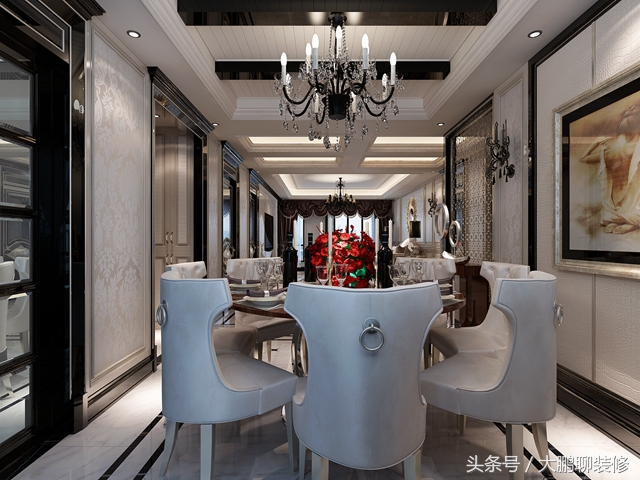 西安——首创漫香郡160㎡欧式风格细节决定效果