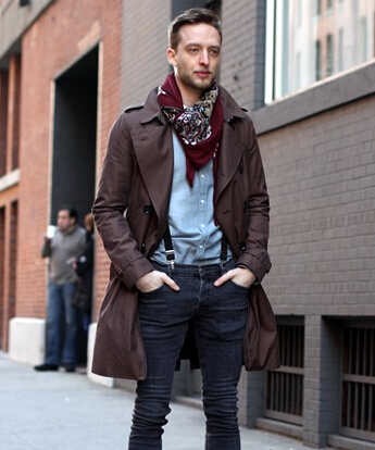 怎样的围巾最舒服,细长型围巾怎么搭配