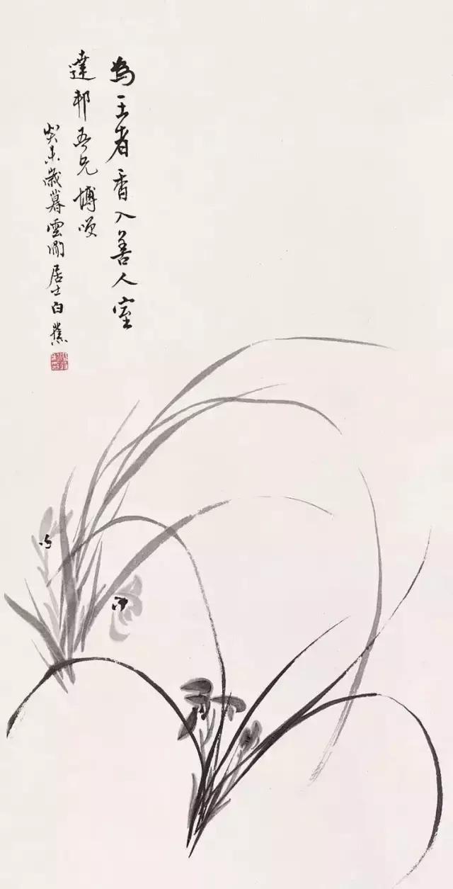 中国十大名家画兰,八大名家画兰花