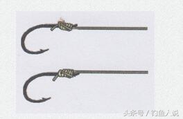 鱼钩怎么绑在鱼线上图解,有锡帽鱼钩怎么绑图解