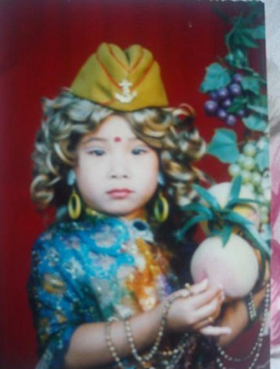 影楼风儿童照,90后经典童年影楼照