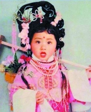 影楼风儿童照,90后经典童年影楼照