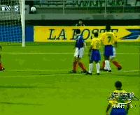 世界足坛五大任意球大师贝克汉姆,贝克汉姆十大变态进球动图