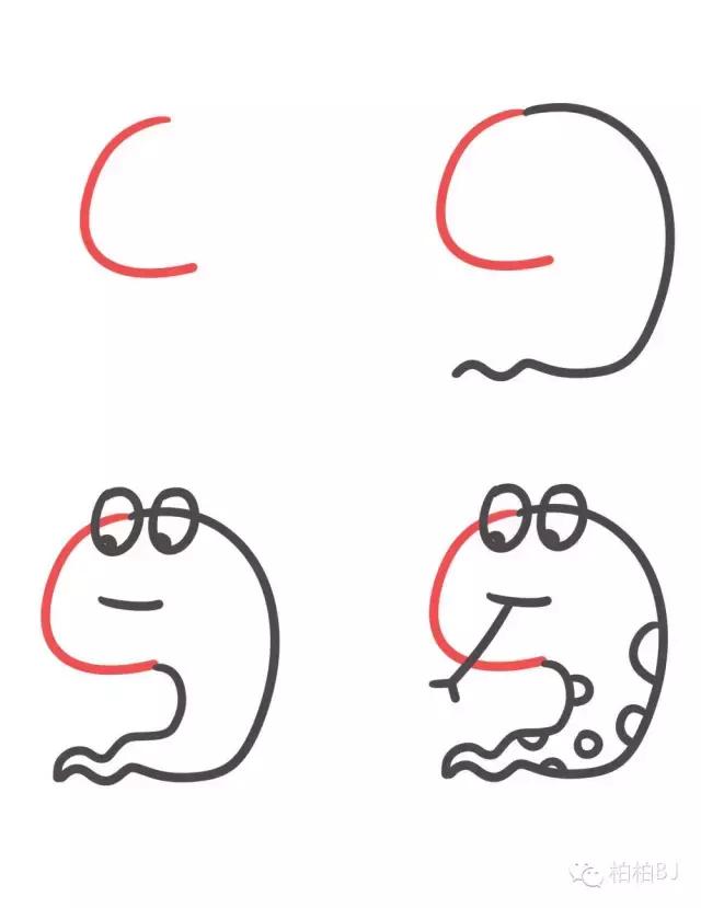 g字母动物简笔画,100个萌萌哒的简笔画动物怎么画