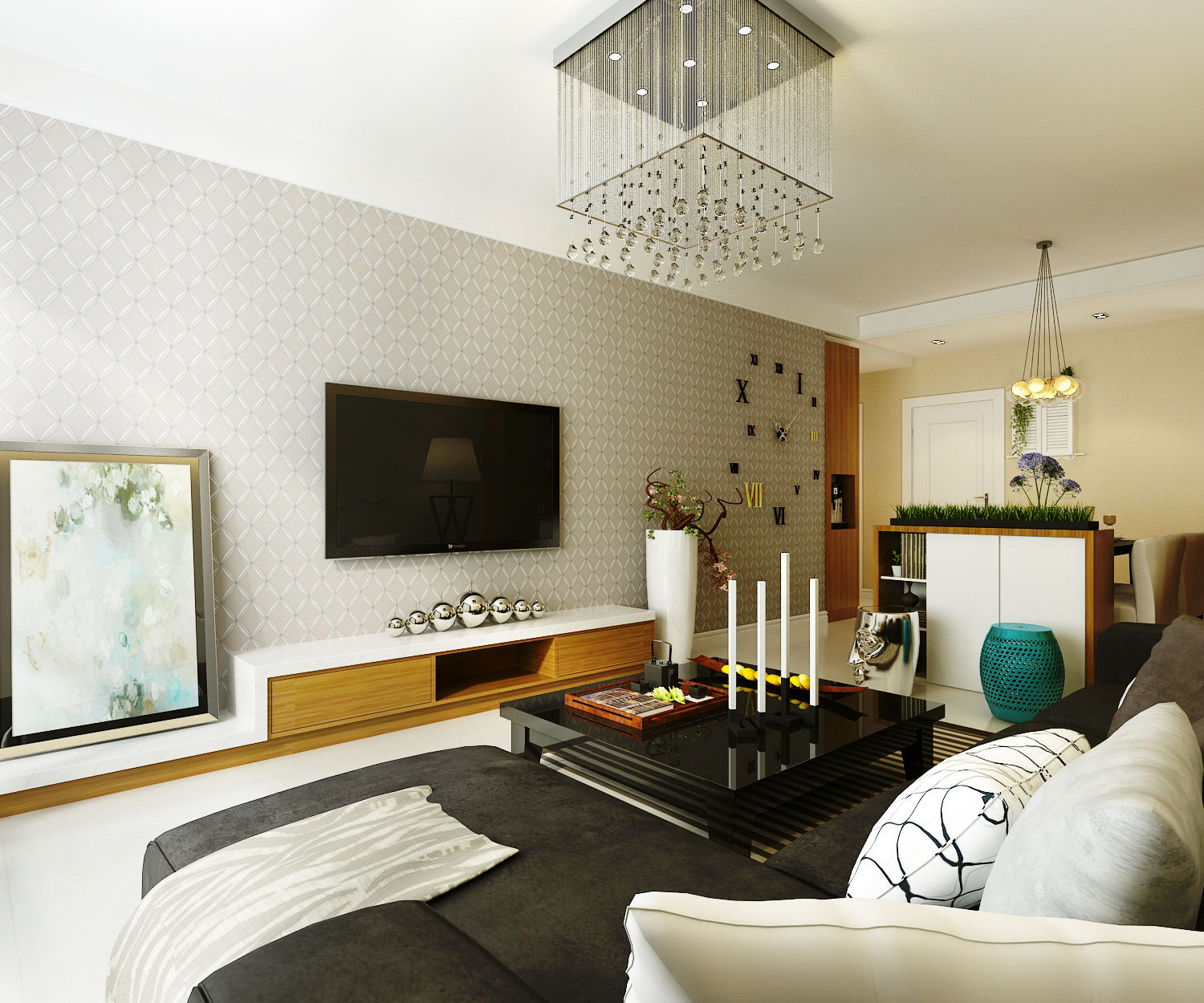 包头锦尚国际153平米样板间,锦尚国际包头