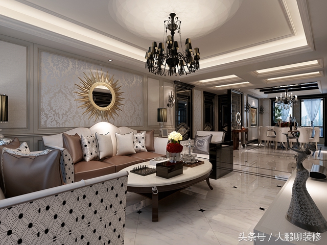 西安——首创漫香郡160㎡欧式风格细节决定效果