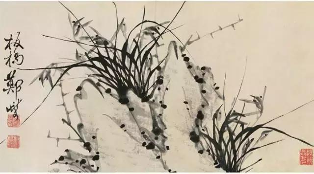 中国十大名家画兰,八大名家画兰花