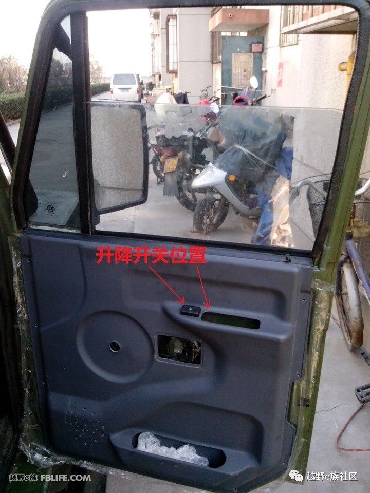 昂科旗战旗车窗一键升降,战旗改装电动敞篷