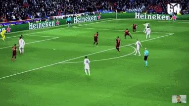 c罗在门前的冲击力,只会吃饼的球员