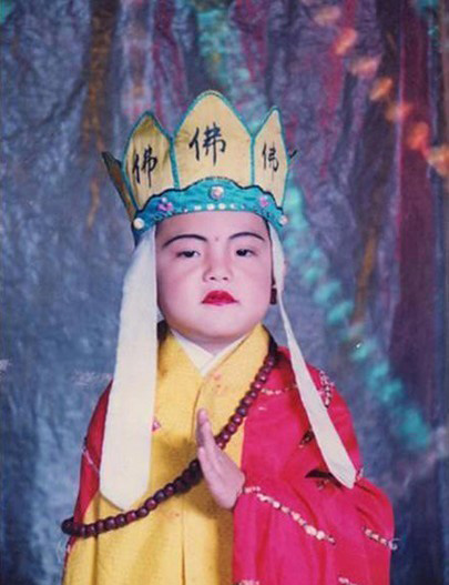 影楼风儿童照,90后经典童年影楼照