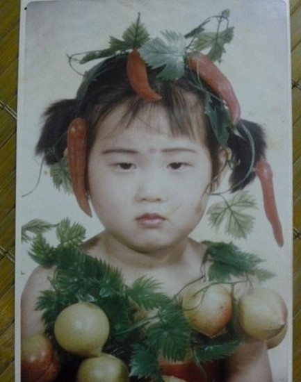 影楼风儿童照,90后经典童年影楼照