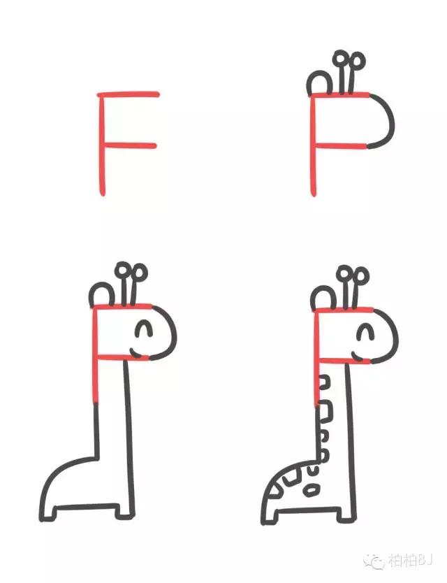 g字母动物简笔画,100个萌萌哒的简笔画动物怎么画