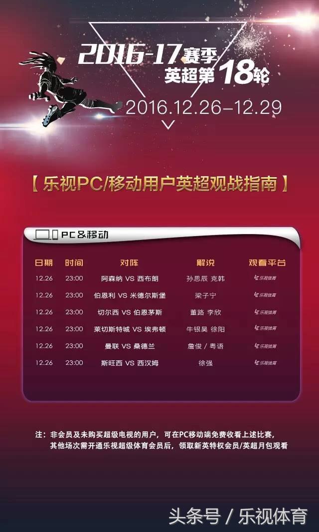 英超联赛18轮在线直播观看,英超联赛第19轮赛程