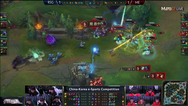 ME成功抗韩！WE青训队全华班显奇效