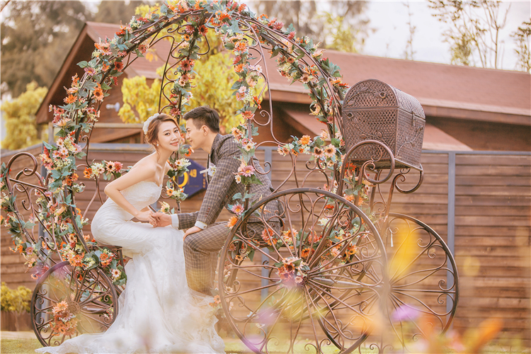 温暖冬季婚礼,寒冷的冬季温暖人心的婚礼