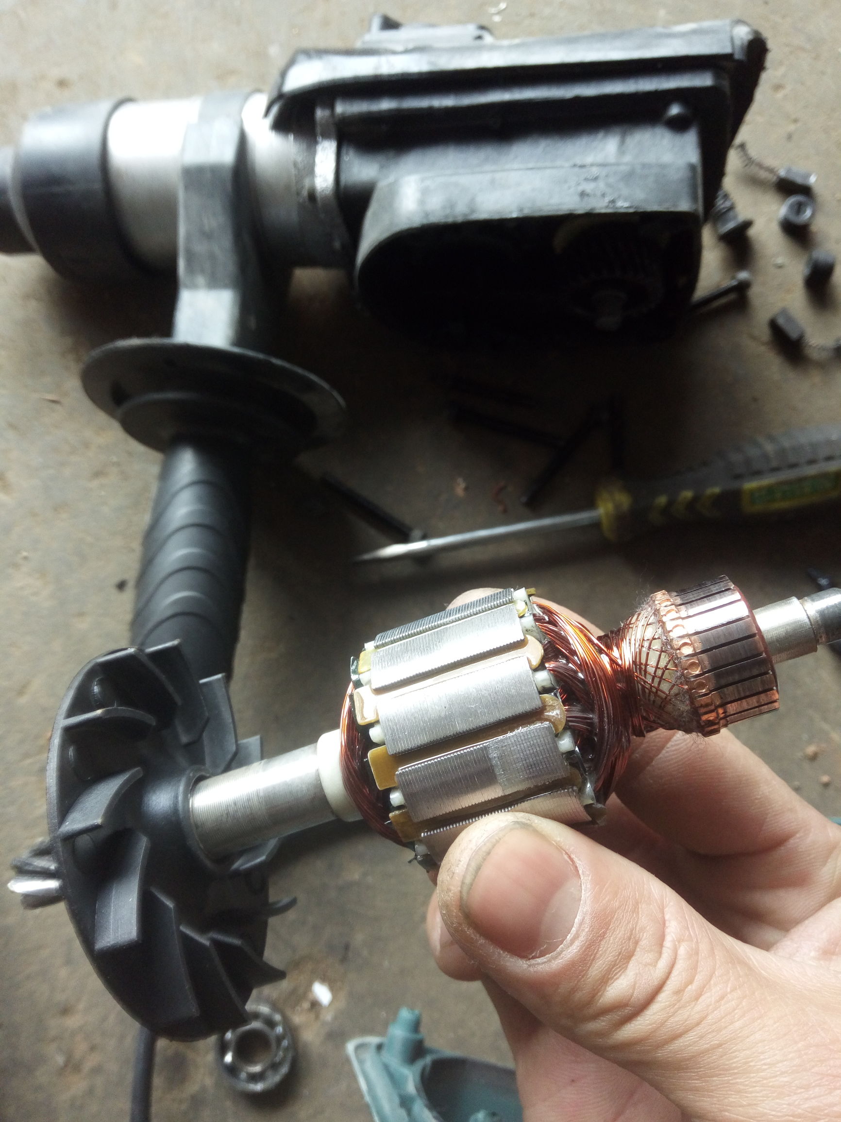 拆解山寨电锤,拆解博世电锤