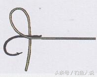 鱼钩怎么绑在鱼线上图解,有锡帽鱼钩怎么绑图解