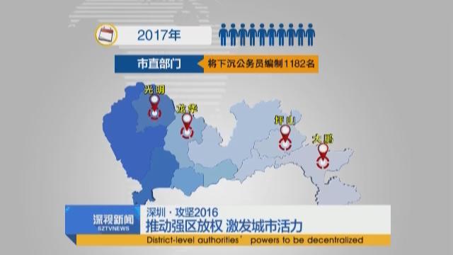 深圳强区放权,深圳市推进综合改革试点