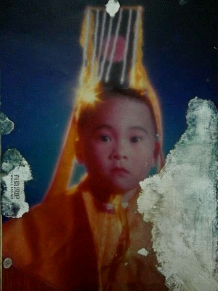 影楼风儿童照,90后经典童年影楼照