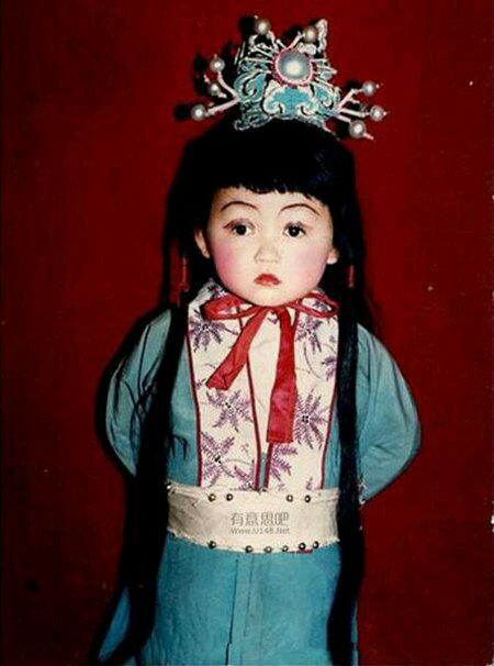 影楼风儿童照,90后经典童年影楼照