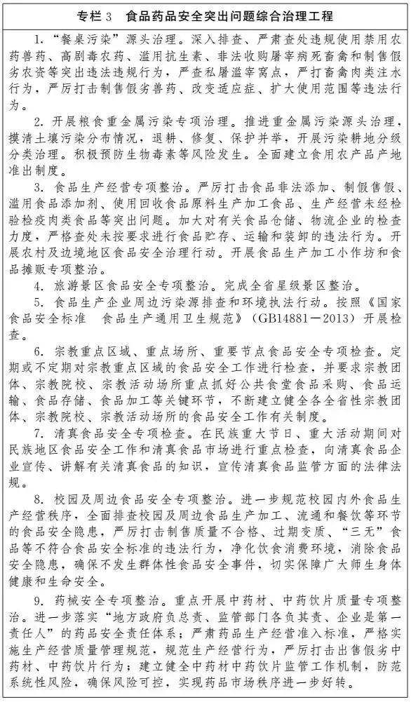 云南省食品药品安全整治行动 (云南省2020年食品安全管理条例)