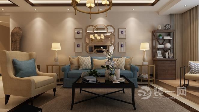 样板房装修诗意中式,太原新古典装修设计