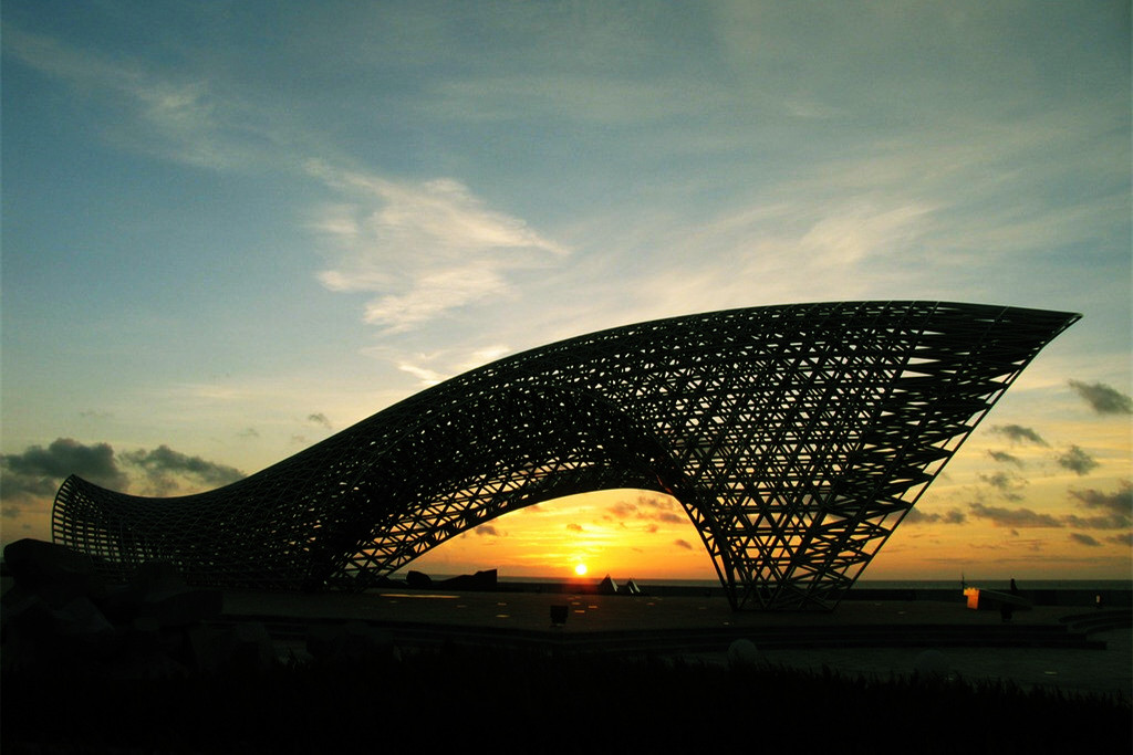 浦东南汇滴水湖游玩,上海滴水湖海边游玩