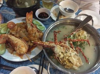 越南芽庄美丽的夜晚,越南芽庄的海上真美