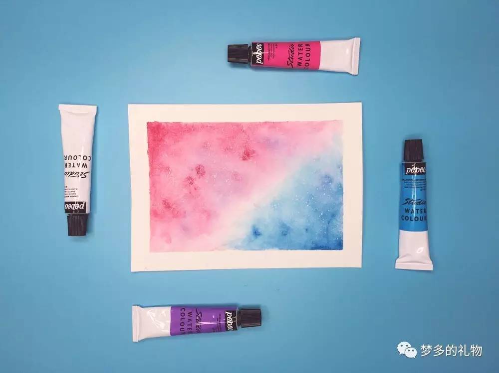 15天从零开始学水彩,零基础入门水彩画星空