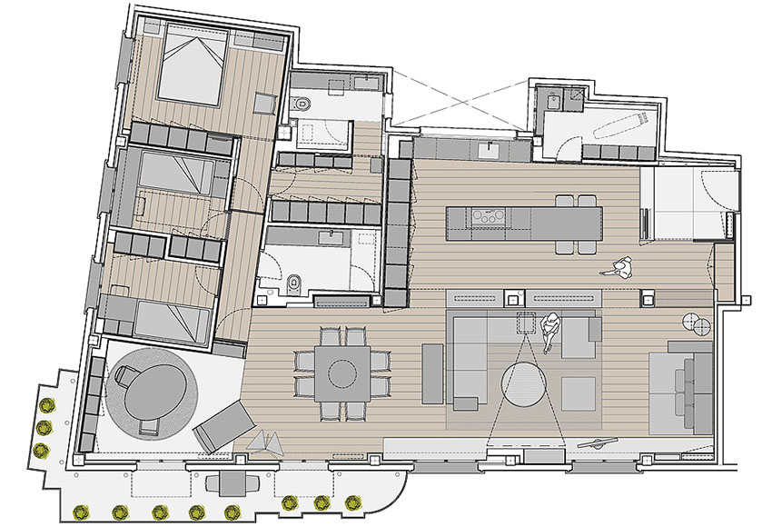 西班牙公寓7座效果图,西班牙风150平两层独栋小别墅