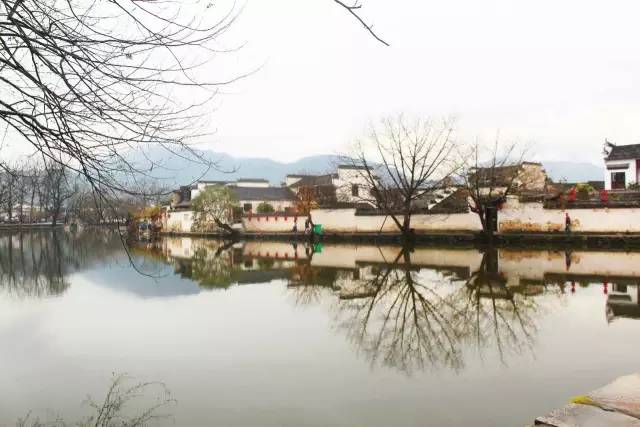 迷人的山水绘画,徽州特色烟雨江南画