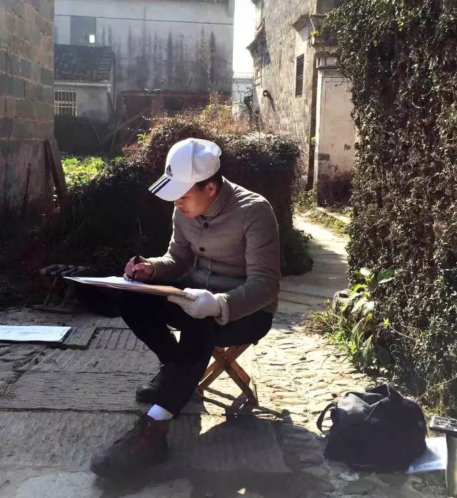 迷人的山水绘画,徽州特色烟雨江南画