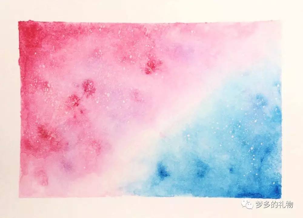 15天从零开始学水彩,零基础入门水彩画星空