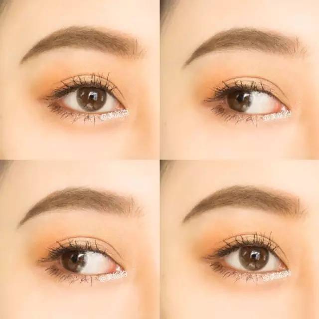 日本canmake井田五色哑光眼影盘,canmake三色眼影11号试色