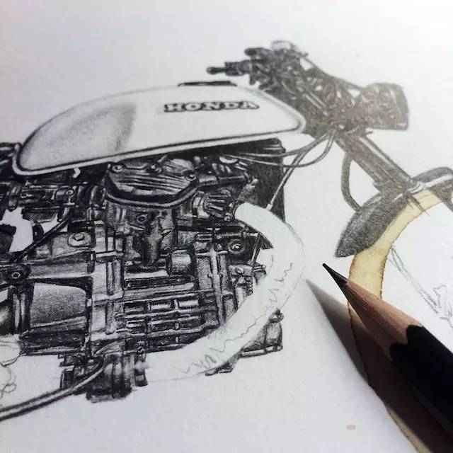 你喝160美元一磅的麝香猫屎咖啡，他却用咖啡画出“创意”插画