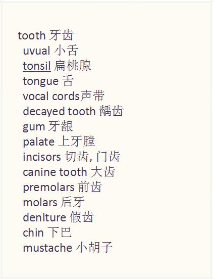 常见病的英语,常见疾病的英语句子和单词