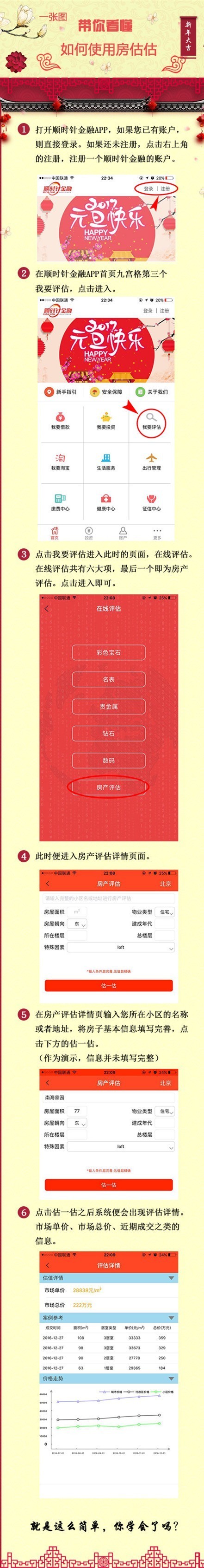 攻略｜如何免费使用顺时针金融房产评估功能