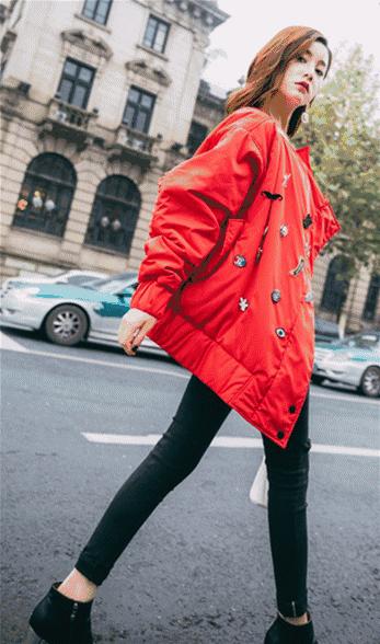 冬天里的一抹冷色系,冬天适合穿暖色系