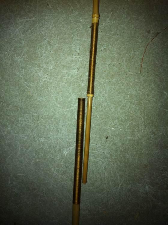 自己用竹子手工打造钓鱼竿，附上完整设计图和流程图