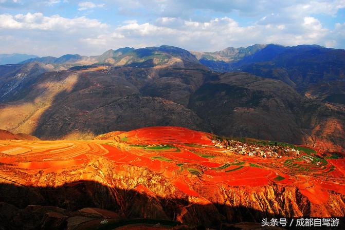 东川红土地距离元谋土林有多远,元谋土林东川红土地