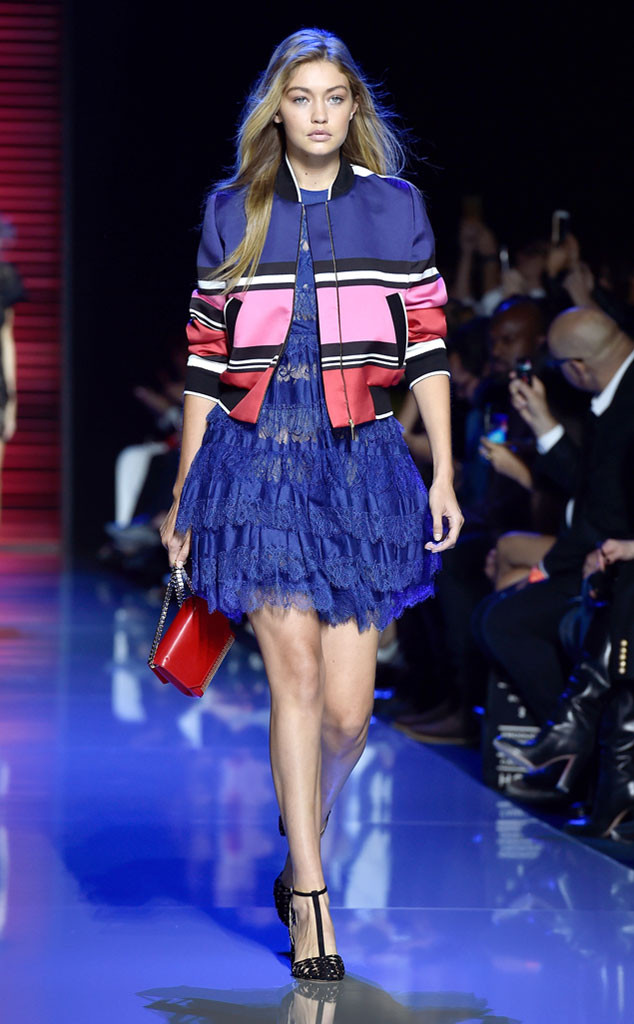 超模gigihadid西装穿搭,gigihadid变色龙式的超模