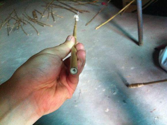 自己用竹子手工打造钓鱼竿，附上完整设计图和流程图