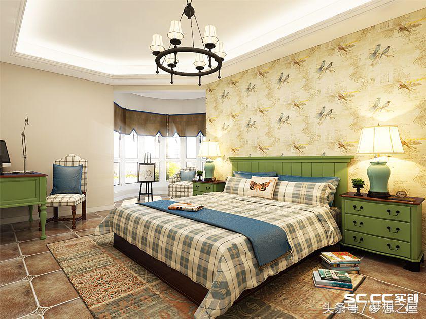 清苑尚景美式三居135㎡装修案例